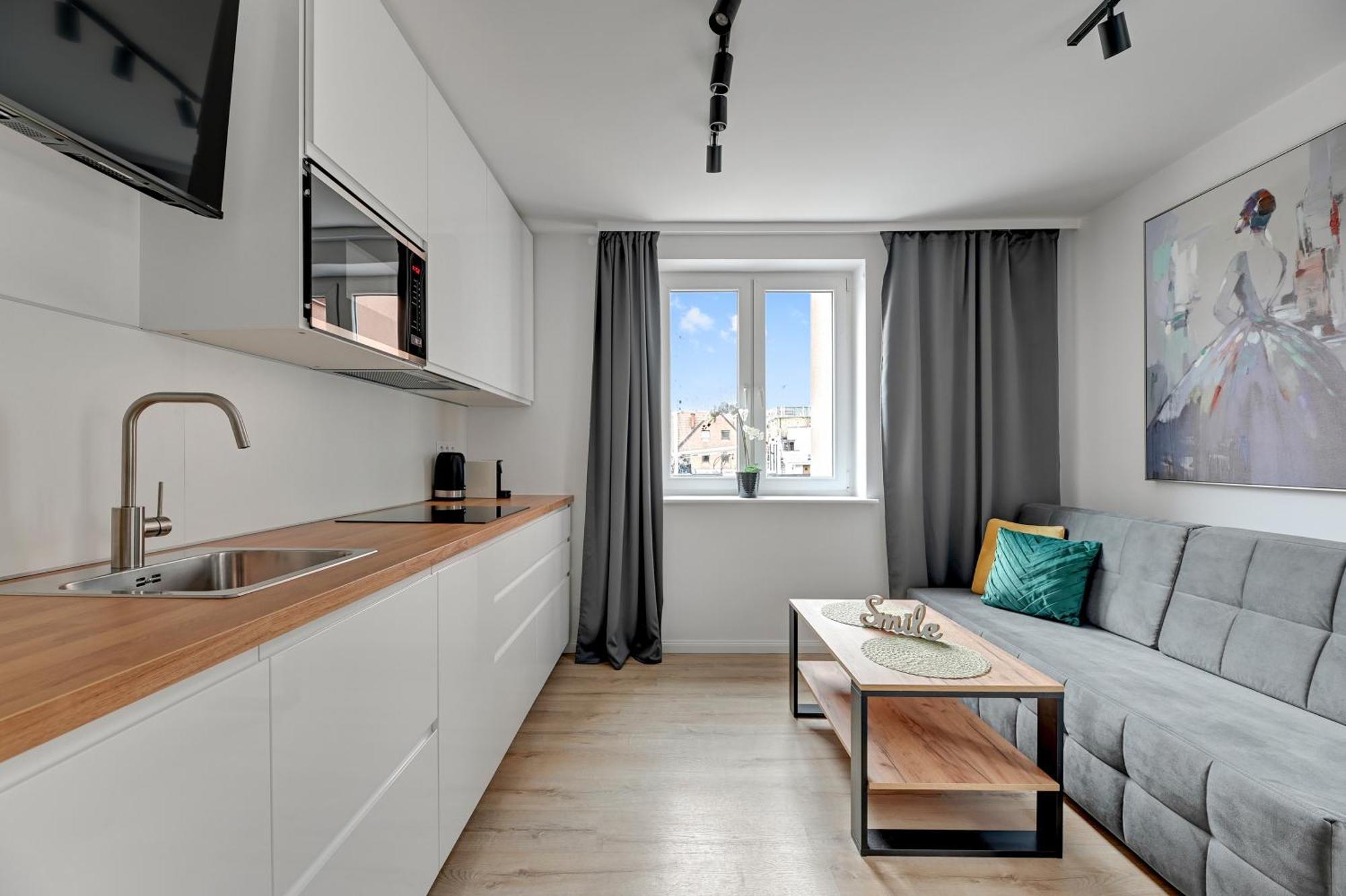 גדנסק Magical River View By Downtown Apartments חדר תמונה